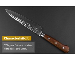 Xinzuo Yun Damascus Utility knife 150мм-foto7