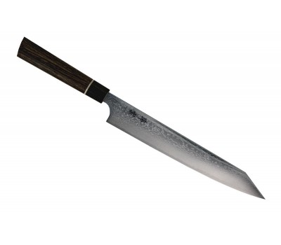 ZUIUN 9309 - Кухарський ніж з дамаської сталі з клинком 240 мм. Kanetsugu, Японія