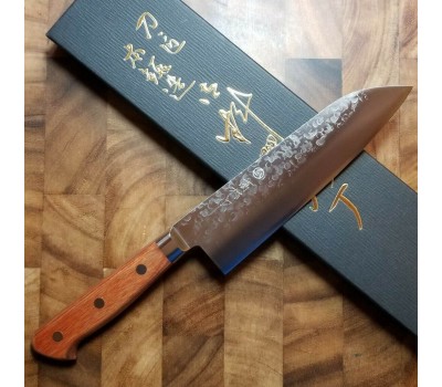 Takamura Chromax японський кухарський ніж Santoku 170mm