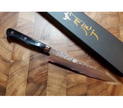 Takamura Tsuchime (Hammered)  VG10 японський універсальний ніж  (Petty) 150 мм