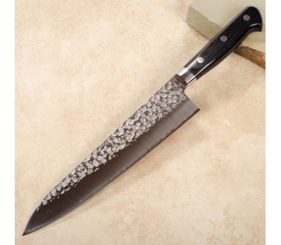 Takamura Tsuchime (Hammered) VG10 японський кухарський ніж Шеф (Gyuto) 210 мм