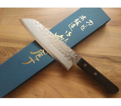 Takamura Chromax Pakka японський кухарський ніж Santoku 170mm