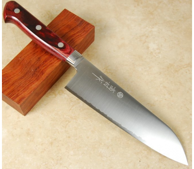 Takamura Migaki R2 японський кухарський ніж Santoku 170 мм