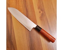 Takanori Izumi AUS-10M damascus сантоку ніж 170 мм-foto2