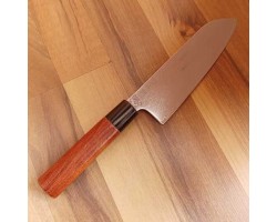 Takanori Izumi AUS-10M damascus сантоку ніж 170 мм-foto5