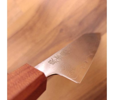 Takanori Izumi Японський універсальний ніж AUS10 Damascus Steel 125 мм