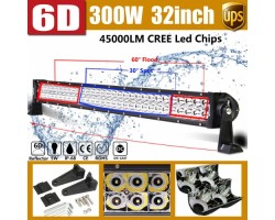 Люстра світлодіодна 32 "300W 6D CREE Пряма-foto4
