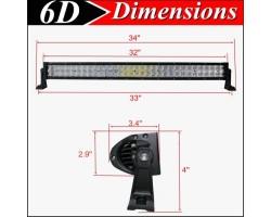 Люстра світлодіодна 32 "300W 6D CREE Пряма-foto3