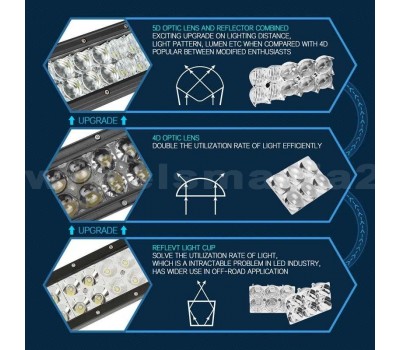 Люстра світлодіодна 42 "560W 5D CREE Пряма