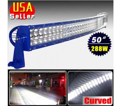 Люстра світлодіодна 50 "288W Blue CREE Curved Bar