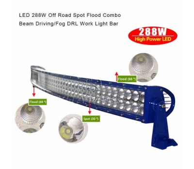 Люстра світлодіодна 50 "288W Blue CREE Curved Bar