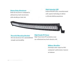 Люстра світлодіодна 52 "500W CREE Curved Bar-foto5