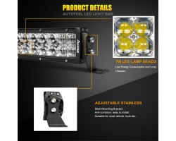 Люстра світлодіодна 52 "1200W CREE Пряма-foto8