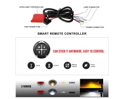 Універсальний комплект 12В 40А для ламп з подвійним світлом-foto2