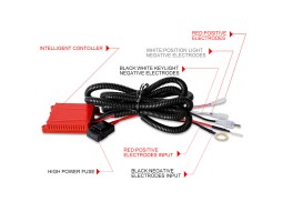 Універсальний комплект 12В 40А для ламп з подвійним світлом-foto3