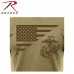 Футболка Rothco US Flag / USMC Eagle Coyote