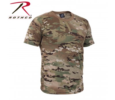 Футболка армійська Rothco колір мультикам Футболка армійська Rothco колір мультикам