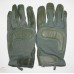 Бойові рукавички армії США HWI KEVLAR/LEATHER SAGE GREEN CUT RESISTANT