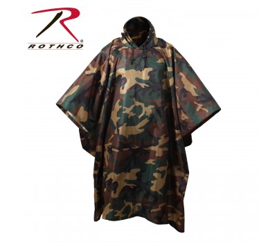 Накидка пончо Rothco G.I. Type Military Rip-Stop