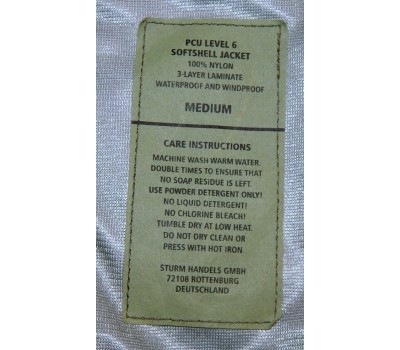 Куртка PCU Gen ІII Level 6 GORE-TEX Германія