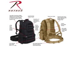 Рюкзак Rothco Multi-Chamber MOLLE Assault Pack