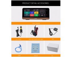 Видеорегистратор 8"Android 5.1 GPS Navi Wi-Fi ADAS Bluetooth-foto6