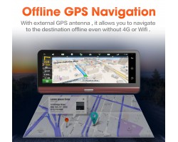 Видеорегистратор 8"Android 5.1 GPS Navi Wi-Fi ADAS Bluetooth-foto4