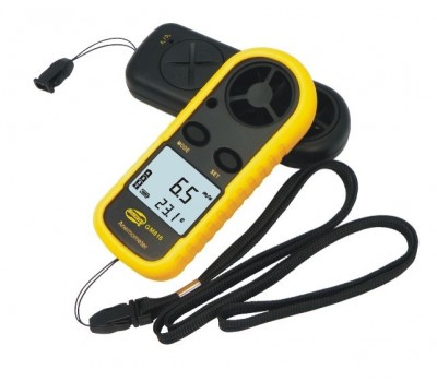 Цифровий анемометр RZ GM-816 (0,7 - 30 м/с) з визначенням температури  (від -10 до +45 °C)