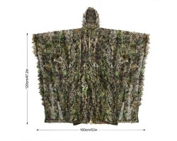 Накидка - пончо Лісовий камуфляж 3D-foto3
