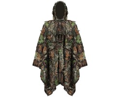 Накидка - пончо Лісовий камуфляж 3D