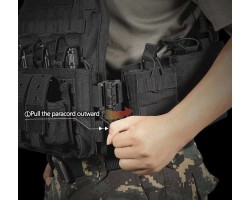Плитоноска Molle Plate Carrier Vest з підсумками-foto4
