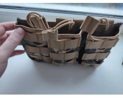 Тактичний потрійний підсумок для магазинів АК, AR15-foto2