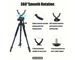 Тренога складна 55-165 см для полювання, стрільби, фотосесій-foto2
