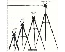 Тренога складна 55-165 см для полювання, стрільби, фотосесій