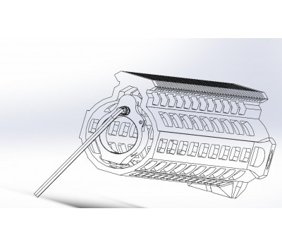 Газблок регулюємий низькопрофільний 0,750 Газблок регулюємий низькопрофільний 0,750